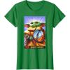 image:imageThe Mandalorian And Grogu Bounty Hunter Grogu With Beskar TShirtKelly Green