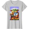 image:imageThe Mandalorian And Grogu Bounty Hunter Grogu With Beskar TShirtSilver Grey