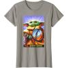 image:imageThe Mandalorian And Grogu Bounty Hunter Grogu With Beskar TShirtSlate Grey