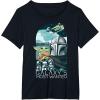 image:imageThe Mandalorian And Grogu Galaxys Most Wanted Portrait TShirtBlack