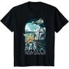 image:imageThe Mandalorian And Grogu Galaxys Most Wanted Portrait TShirtBlack