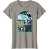 image:imageThe Mandalorian And Grogu Galaxys Most Wanted Portrait TShirtSlate Grey