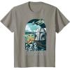 image:imageThe Mandalorian And Grogu Galaxys Most Wanted Portrait TShirtSlate Grey