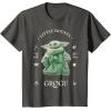 image:imageThe Mandalorian And Grogu Little Bounty Grogu Naps amp Snacks TShirtAsphalt Grey