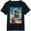 image:imageThe Mandalorian And Grogu Mando amp The Child Armored Poster TShirtBlack