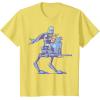 image:imageThe Mandalorian And Grogu Mando amp The Child On ATRT Walker TShirtLemon Yellow