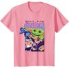 image:imageThe Mandalorian And Grogu Protect Attack Snack The Child TShirtPink