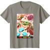 image:imageThe Mandalorian And Grogu Snack Time The Child Smiles Poster TShirtSlate Grey