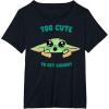 image:imageThe Mandalorian And Grogu The Child Too Cute To Get Caught TShirtBlack