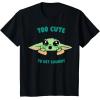 image:imageThe Mandalorian And Grogu The Child Too Cute To Get Caught TShirtBlack