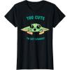 image:imageThe Mandalorian And Grogu The Child Too Cute To Get Caught TShirtBlack