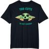 image:imageThe Mandalorian And Grogu The Child Too Cute To Get Caught TShirtBlack