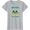image:imageThe Mandalorian And Grogu The Child Too Cute To Get Caught TShirtHeather Grey