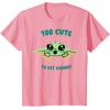 image:imageThe Mandalorian And Grogu The Child Too Cute To Get Caught TShirtPink