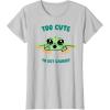 image:imageThe Mandalorian And Grogu The Child Too Cute To Get Caught TShirtSilver Grey