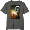image:imageThe Mandalorian And Grogu The Child amp Mando Side Portrait TShirtAsphalt Grey