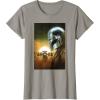 image:imageThe Mandalorian And Grogu The Child amp Mando Side Portrait TShirtSlate Grey