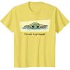 image:imageThe Mandalorian And Grogu Too Cute To Get Caught Drawn Grogu TShirtLemon Yellow
