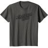 image:imageThe Mandalorian and Grogu  Black Movie Logo TShirtAsphalt Grey