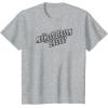 image:imageThe Mandalorian and Grogu  Black Movie Logo TShirtHeather Grey