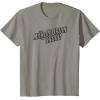 image:imageThe Mandalorian and Grogu  Black Movie Logo TShirtSlate Grey