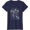 image:imageThe Mandalorian and Grogu  Bounty Hunter  Dark Digital TShirtNavy Blue