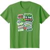 image:imageThe Mandalorian and Grogu  Grogu Snack Stickers TShirtGrass Green