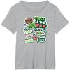 image:imageThe Mandalorian and Grogu  Grogu Snack Stickers TShirtHeather Grey