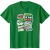 image:imageThe Mandalorian and Grogu  Grogu Snack Stickers TShirtKelly Green