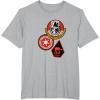 image:imageThe Mandalorian and Grogu  Imperial Pilot Faux Patch TShirtHeather Grey