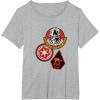 image:imageThe Mandalorian and Grogu  Imperial Pilot Faux Patch TShirtHeather Grey