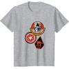 image:imageThe Mandalorian and Grogu  Imperial Pilot Faux Patch TShirtHeather Grey