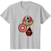image:imageThe Mandalorian and Grogu  Imperial Pilot Faux Patch TShirtSilver Grey