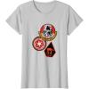 image:imageThe Mandalorian and Grogu  Imperial Pilot Faux Patch TShirtSilver Grey