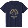 image:imageThe Mandalorian and Grogu  The Kids Coming With Me TShirtNavy Blue