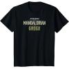image:imageThe Mandalorian and Grogu  Tonal Washed Logo TShirtBlack