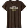 image:imageThe Mandalorian and Grogu  Tonal Washed Logo TShirtBrown