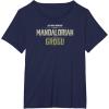 image:imageThe Mandalorian and Grogu  Tonal Washed Logo TShirtNavy Blue