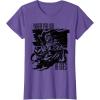 image:imageThe Mandalorian and Grogu  Wherever I Go He Goes TShirtPurple Heather