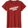 image:imageThe Mandalorian and Grogu  White Movie Logo TShirtCranberry Red