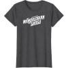 image:imageThe Mandalorian and Grogu  White Movie Logo TShirtDark Heather Grey