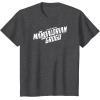 image:imageThe Mandalorian and Grogu  White Movie Logo TShirtDark Heather Grey