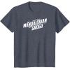 image:imageThe Mandalorian and Grogu  White Movie Logo TShirtHeather Blue