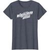 image:imageThe Mandalorian and Grogu  White Movie Logo TShirtHeather Blue