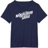 image:imageThe Mandalorian and Grogu  White Movie Logo TShirtNavy Blue