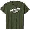 image:imageThe Mandalorian and Grogu  White Movie Logo TShirtOlive Green