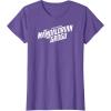 image:imageThe Mandalorian and Grogu  White Movie Logo TShirtPurple Heather