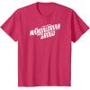 image:imageThe Mandalorian and Grogu  White Movie Logo TShirtRed Heather