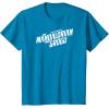 image:imageThe Mandalorian and Grogu  White Movie Logo TShirtSapphire Blue