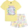 image:imageSTAR WARS The Mandalorian Grogu Girls TShirt and French Terry Shorts Outfit Set Toddler to Big Kid Sizes 41416Yellow